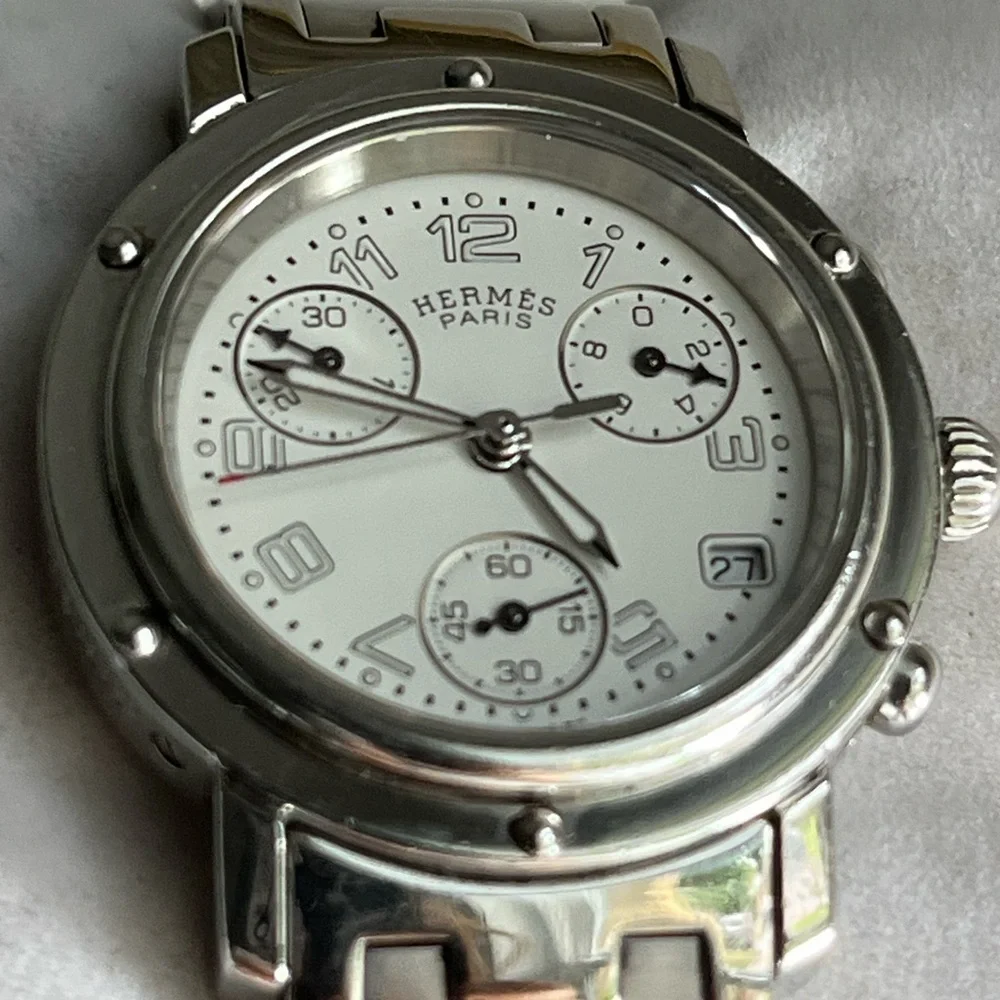 HERMÈS CLIPPER CHRONOGRAPH ladies watch CL1.310 - Picture 14 of 17